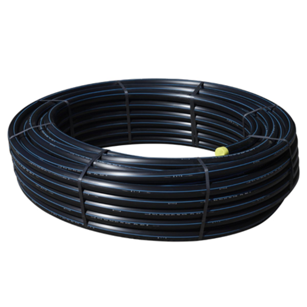 25 meter Uponor 25 mm PE100-RC PN16 SDR11 rør, sort/blå, 25 m