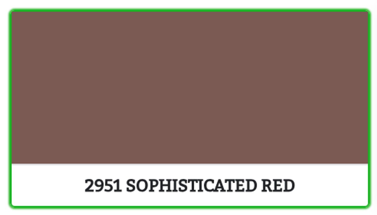 2951 - SOPHISTICATED RED - 0.68 L - Maling