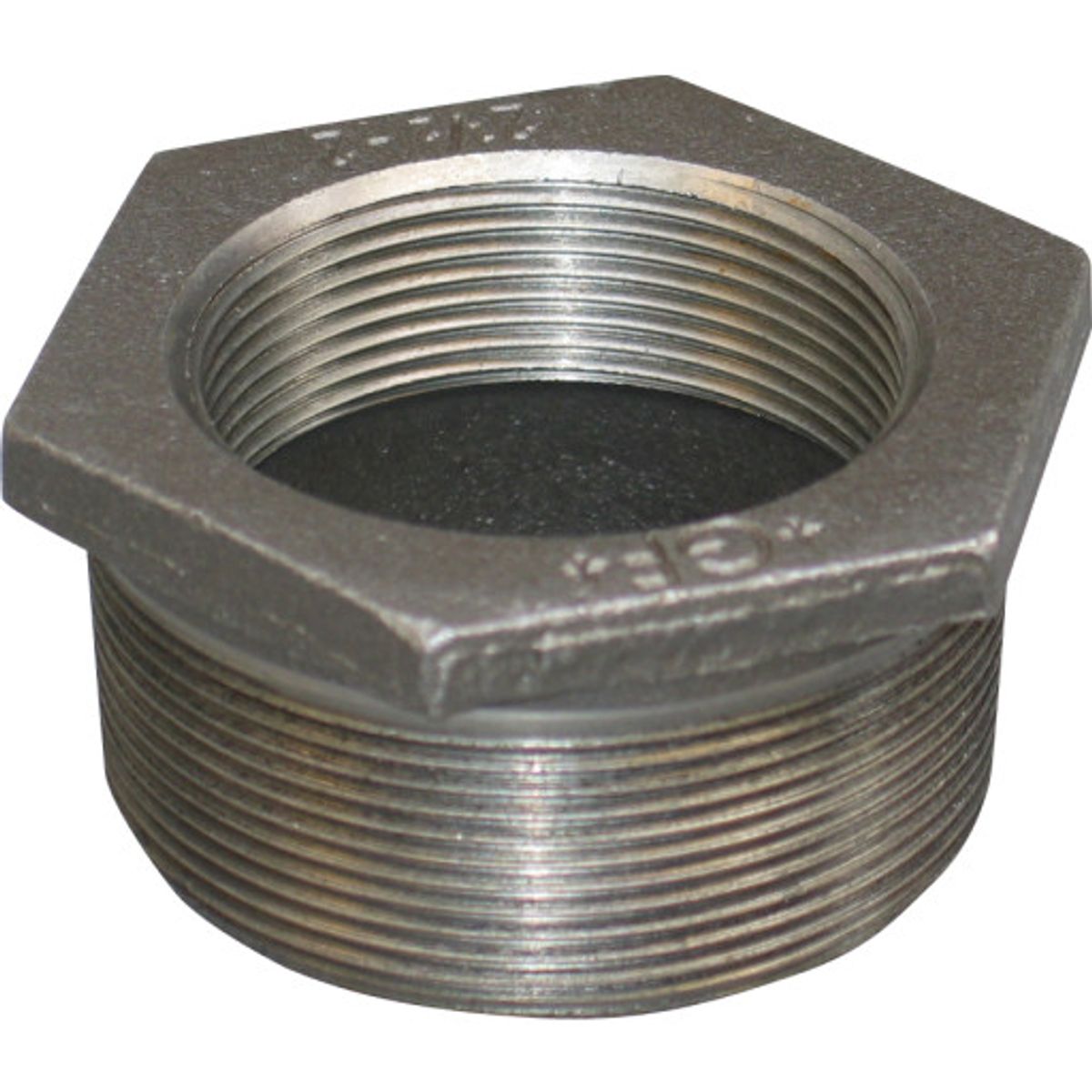 3/8" x 1/4" Sort nippelmuffe