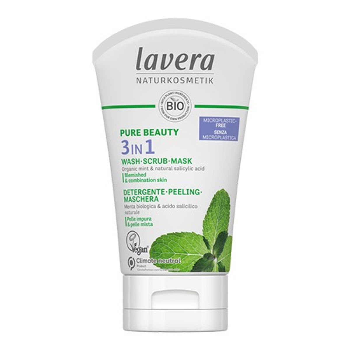 3 in 1 Wash-Scrub-Mask - 125 ml - Lavera