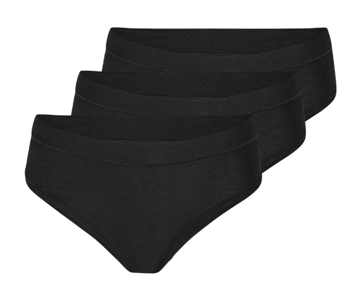 3-pak bambus brief trusser, sort, str. XS