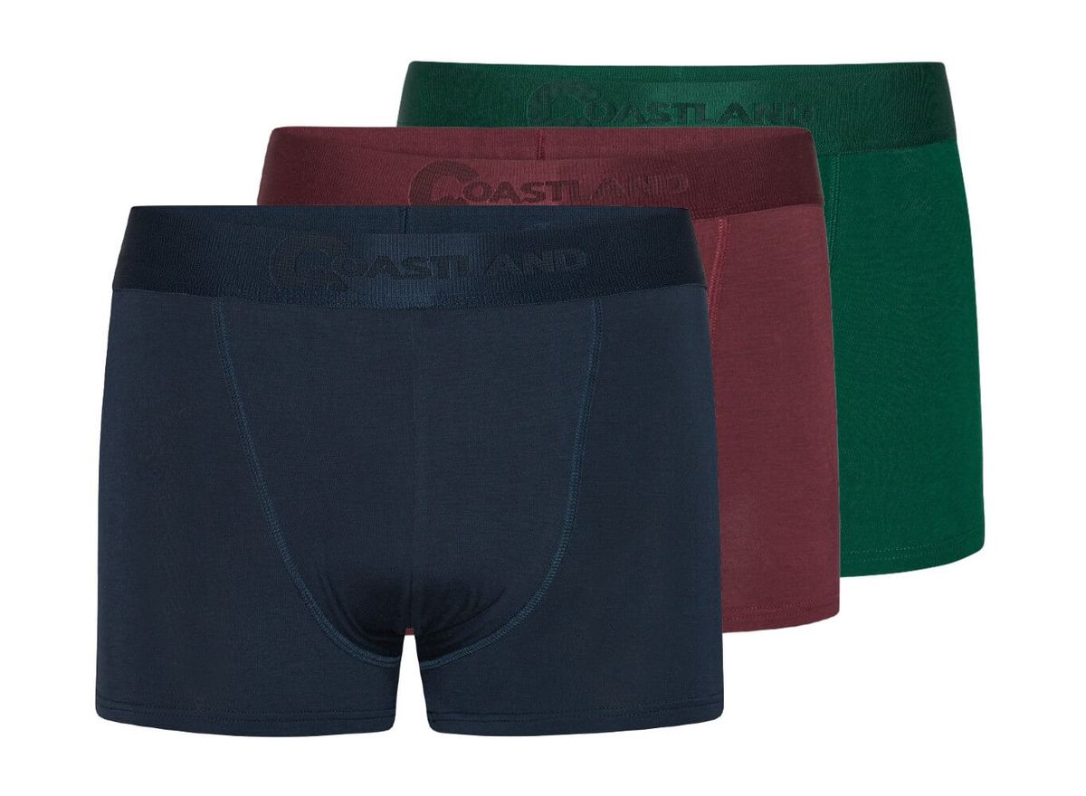 3-pak Coastland bambus boxershorts, multifarvet, str. large