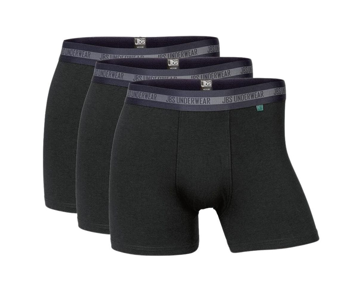 3-pak JBS bambus boxershorts, sort, str. 2XL