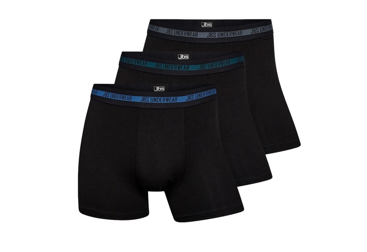 3-pak JBS bambus boxershorts, sort, str. 2XL