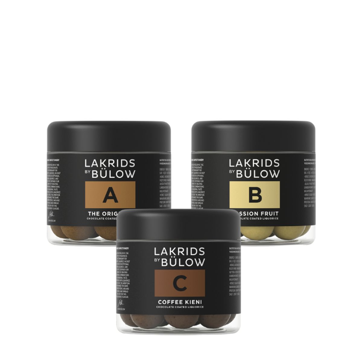 3-pak, Lakrids by Bülow choc-coated