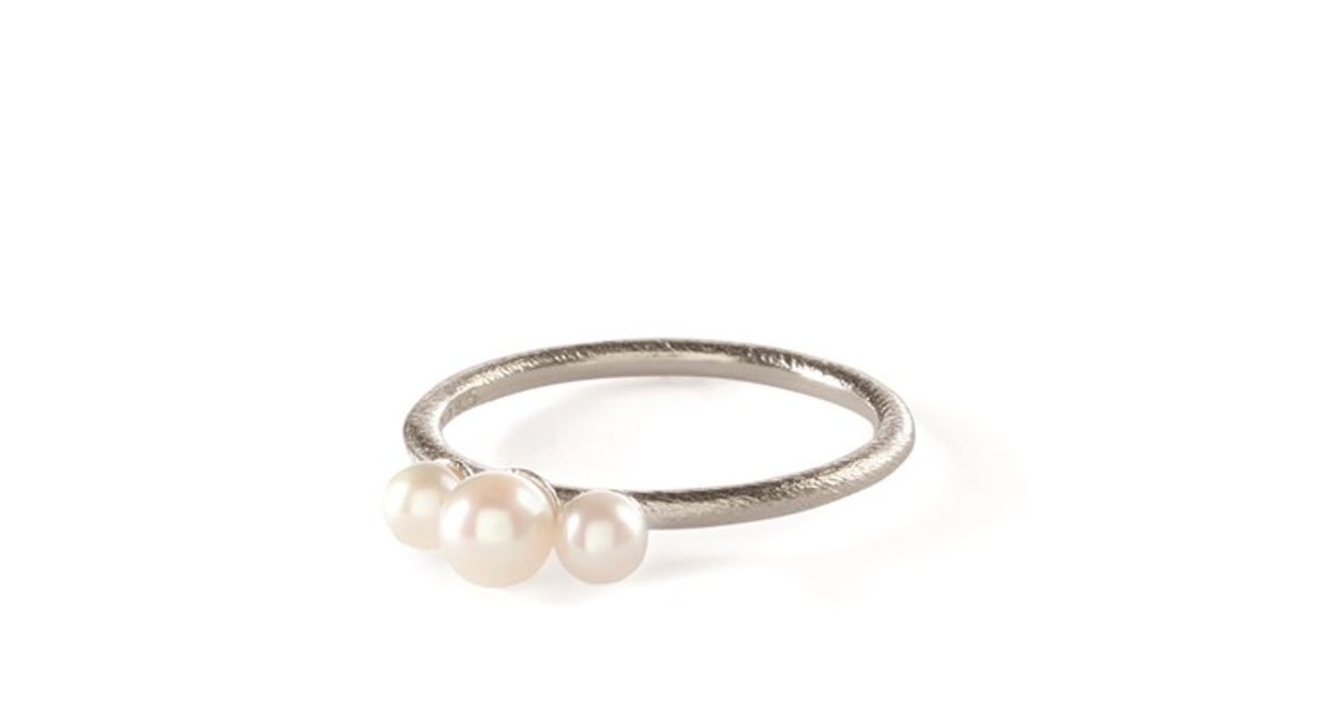 3 Pearls Sterling Sølv Ring fra Pernille Corydon