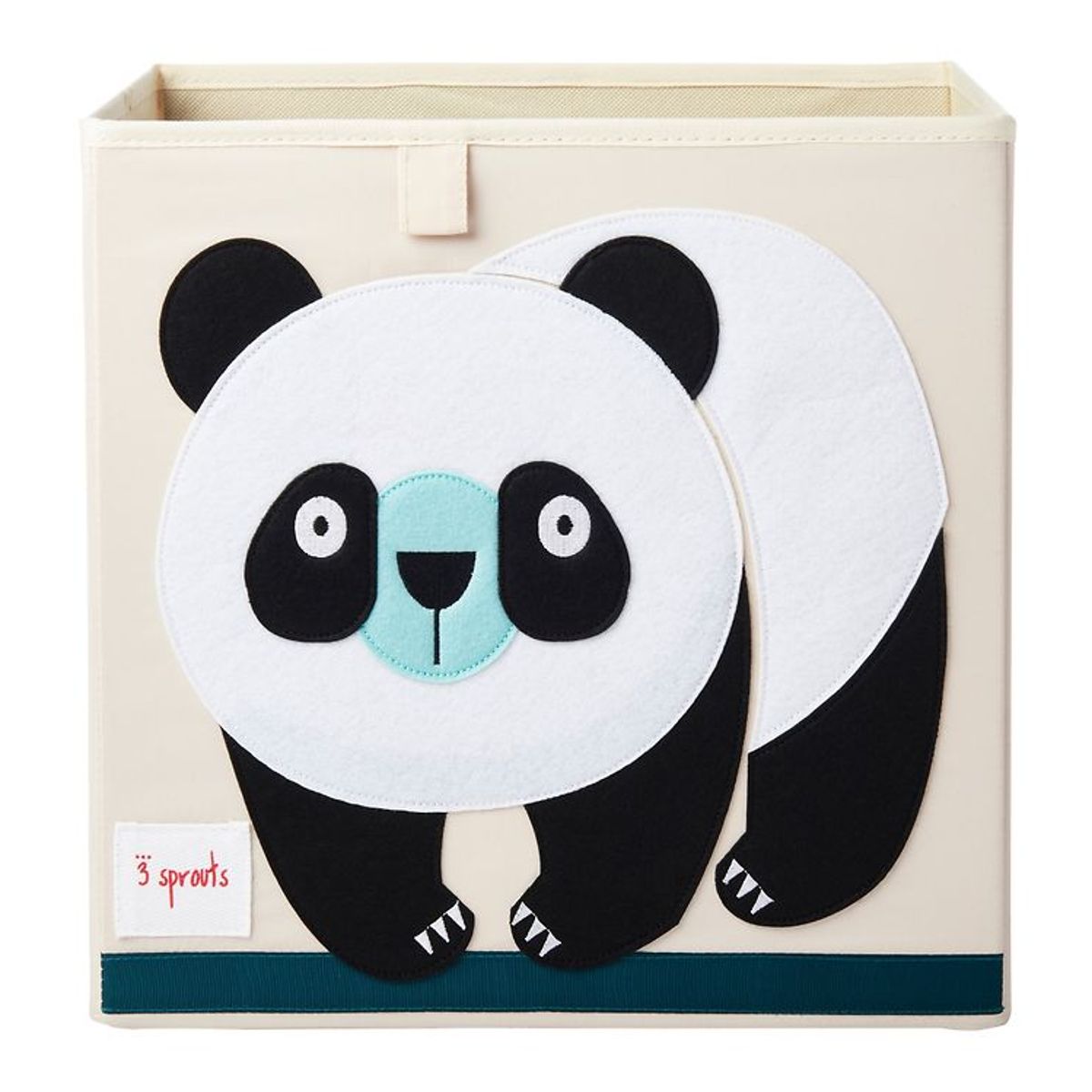 3 Sprouts Opbevaringskasse - 33x33x33 cm - Panda