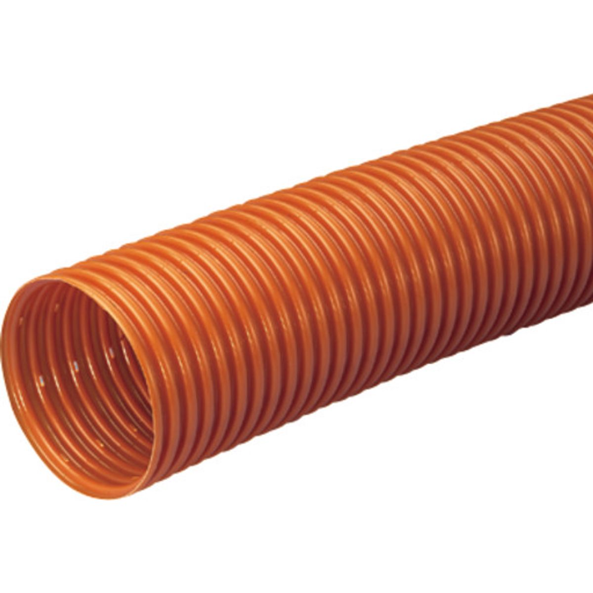 30 meter Wavin 92/80 mm PVC-drænrør med 1,5 x 5 mm slids, 30 m, brun