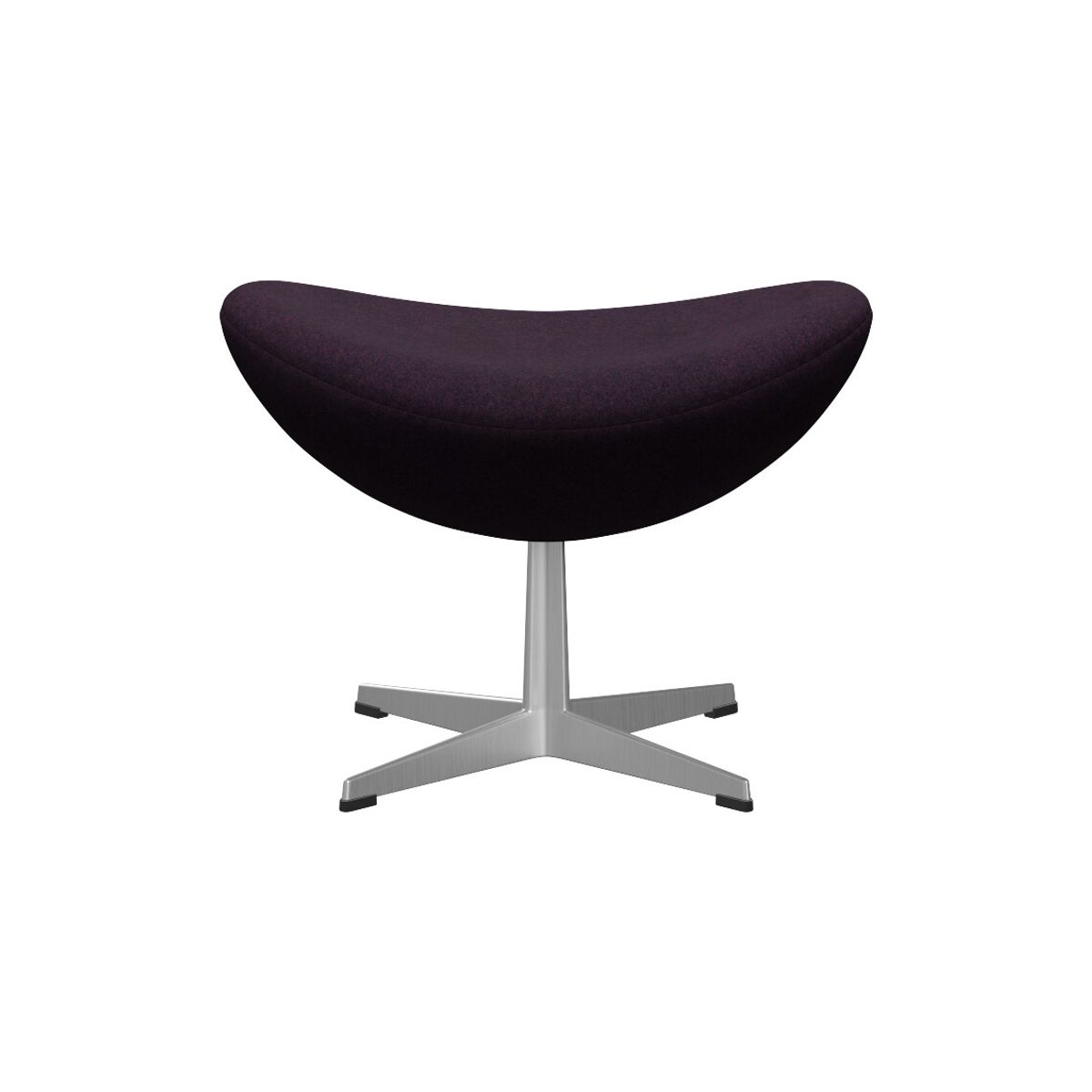 3127 Fodskammel til Ægget af Arne Jacobsen (Divina MD, 683 Aubergine)