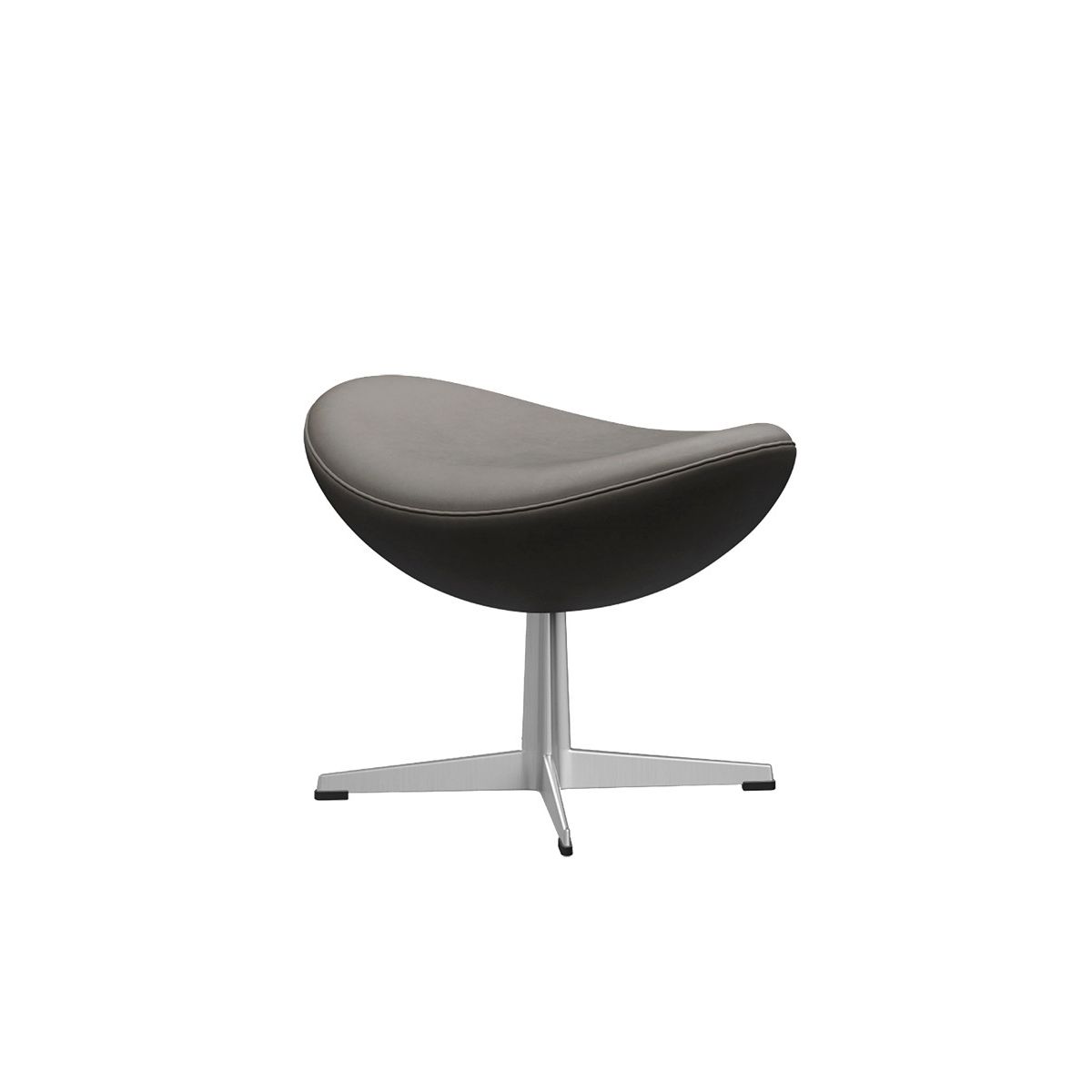 3127 Fodskammel til Ægget af Arne Jacobsen (Essential læder, Lava)