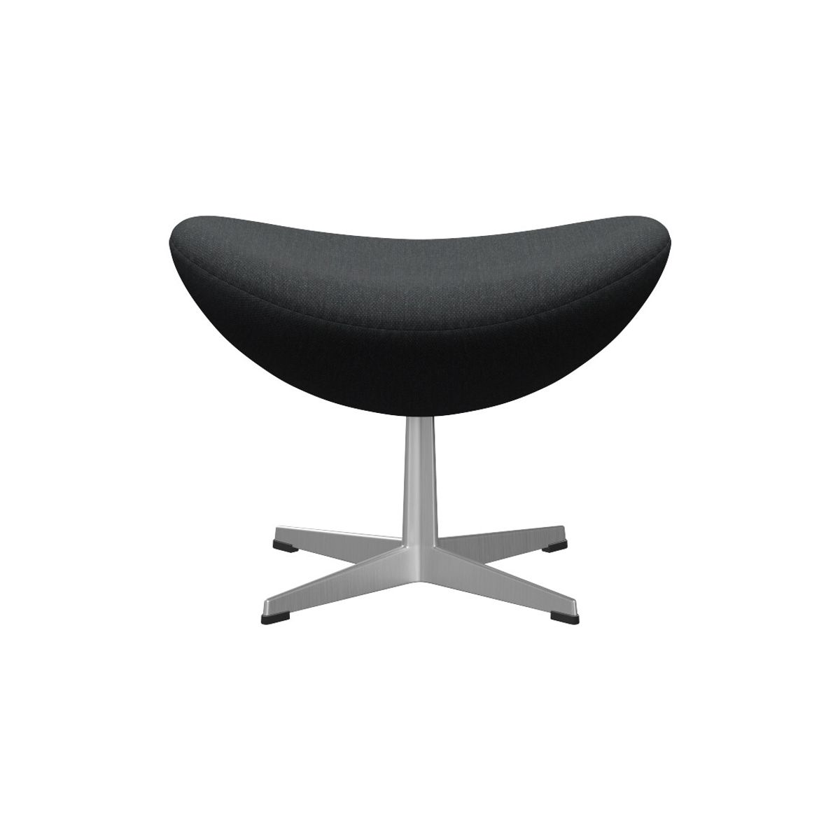 3127 Fodskammel til Ægget af Arne Jacobsen (Fiord, 191 Dark Grey Multi)