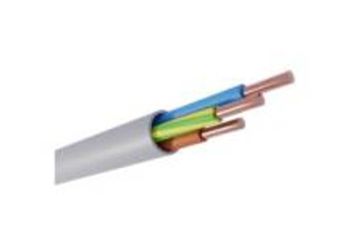 3G1,5 mm2 90 °C, LET Plus Installationskabel Halogenfri, ø8,7mm - 100 mtr.