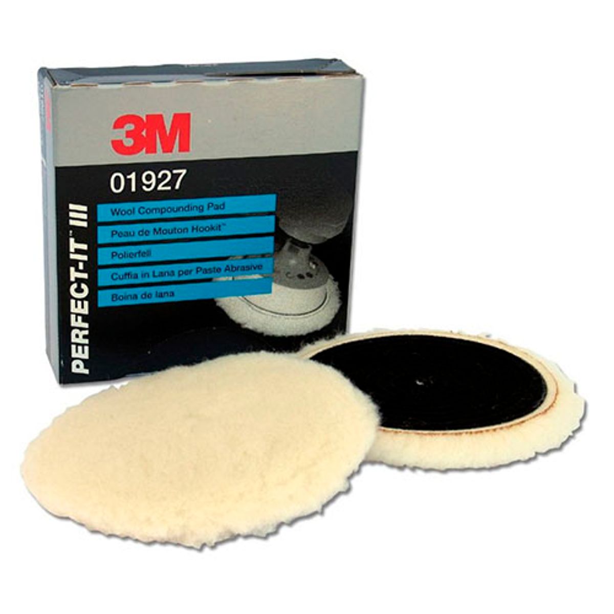 3M 01927 Polerpuder (Lammeskind) Ø133mm ...