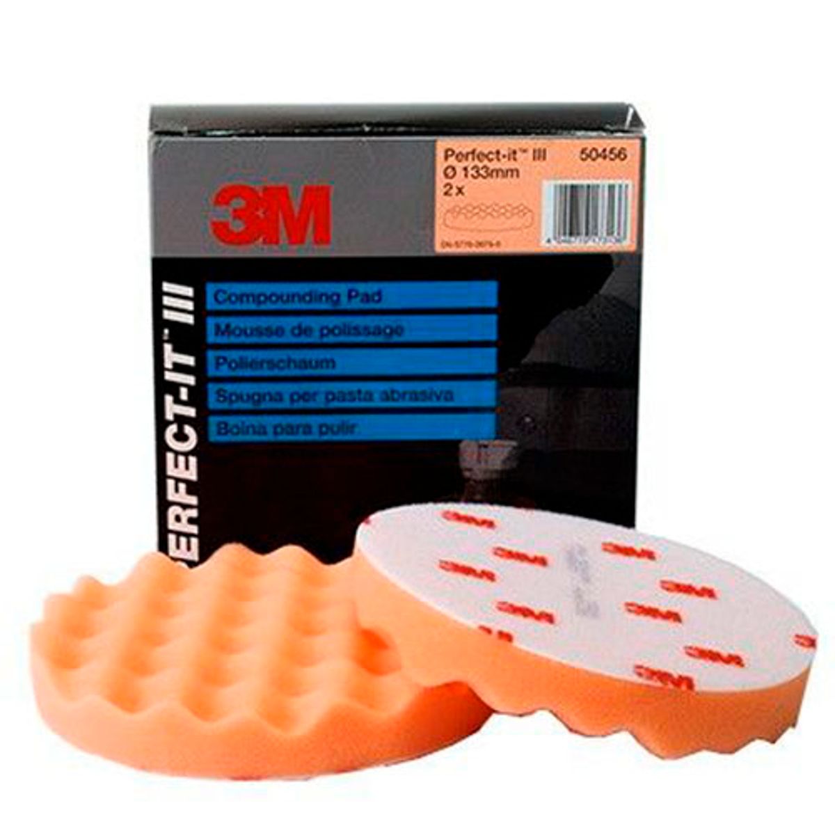 3M 50456 Polerpuder (Orange) Ø133mm - 2 ...