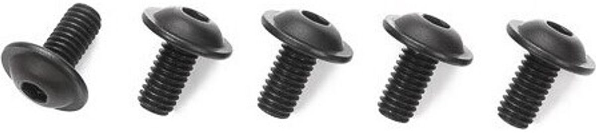 3x6mm Steel Flanged Screws (5pcs.) - 22008 - Tamiya