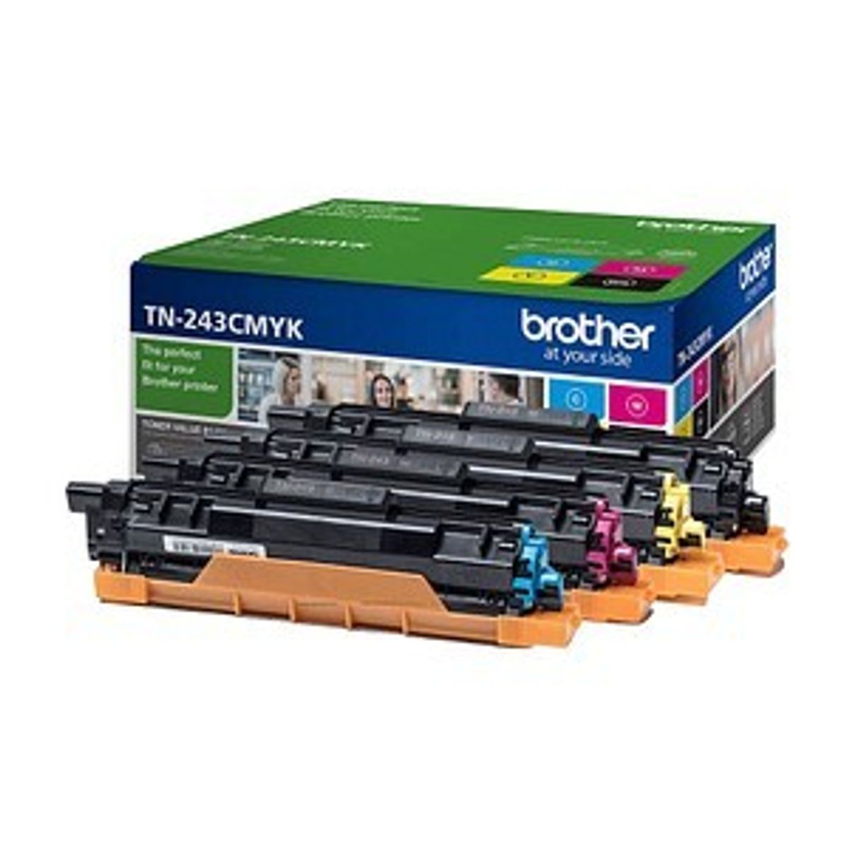 4-Pak B/C/M/Y toner - Brother TN243 SAMPAK - 4x1000 sider