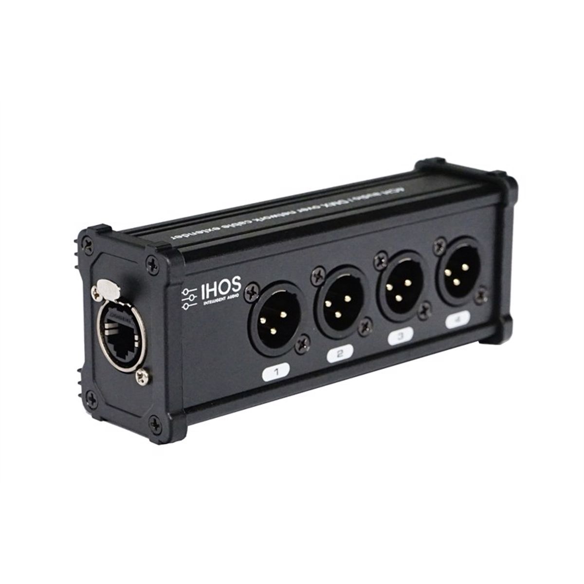 4 x XLR Han signal / DMX over Cat5/6 kabel - INET4-M