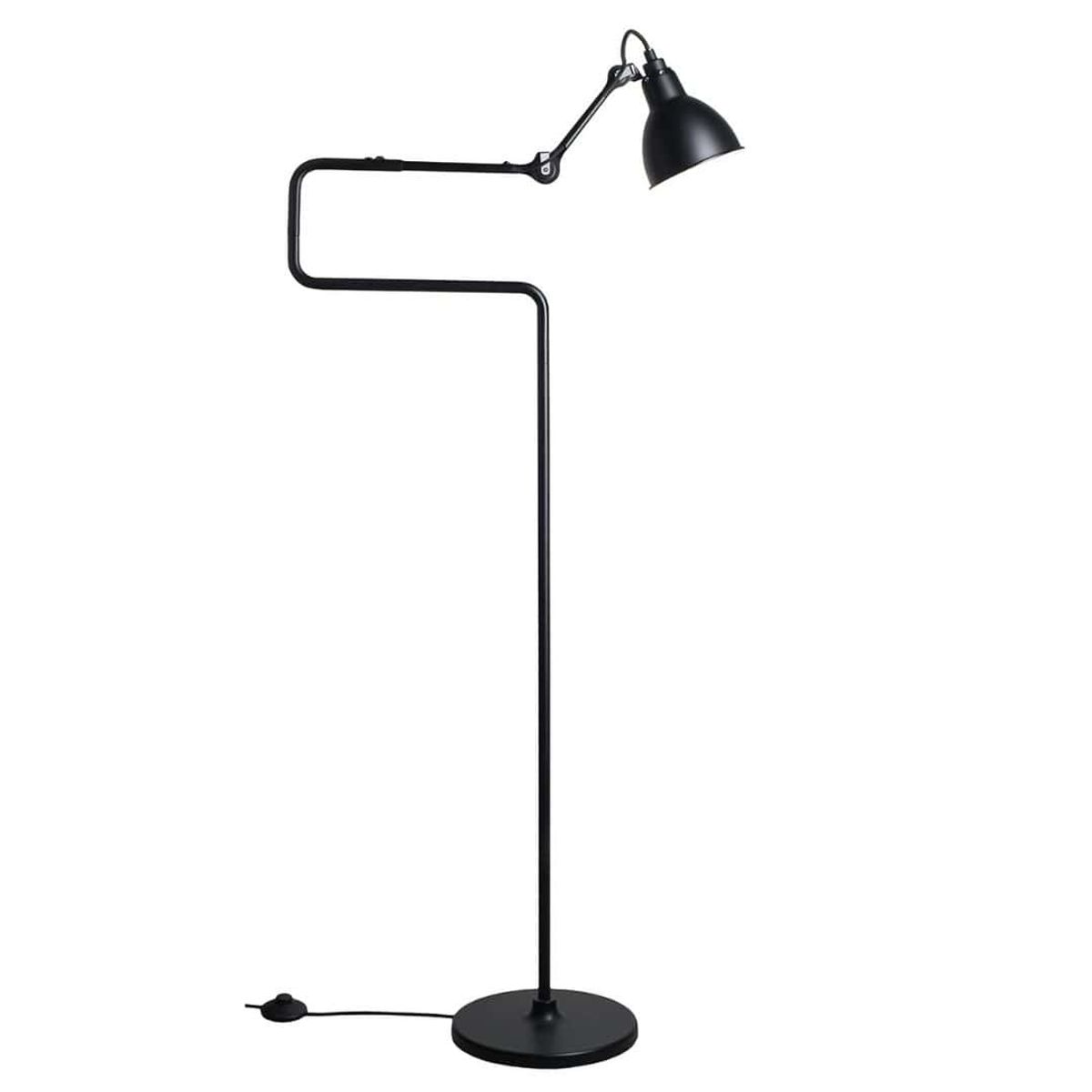 411 Gulvlampe Sort - Lampe Gras