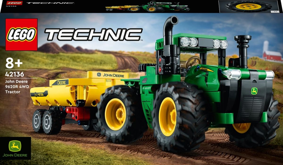 42136 LEGO Technic John Deere 9620R 4WD-traktor