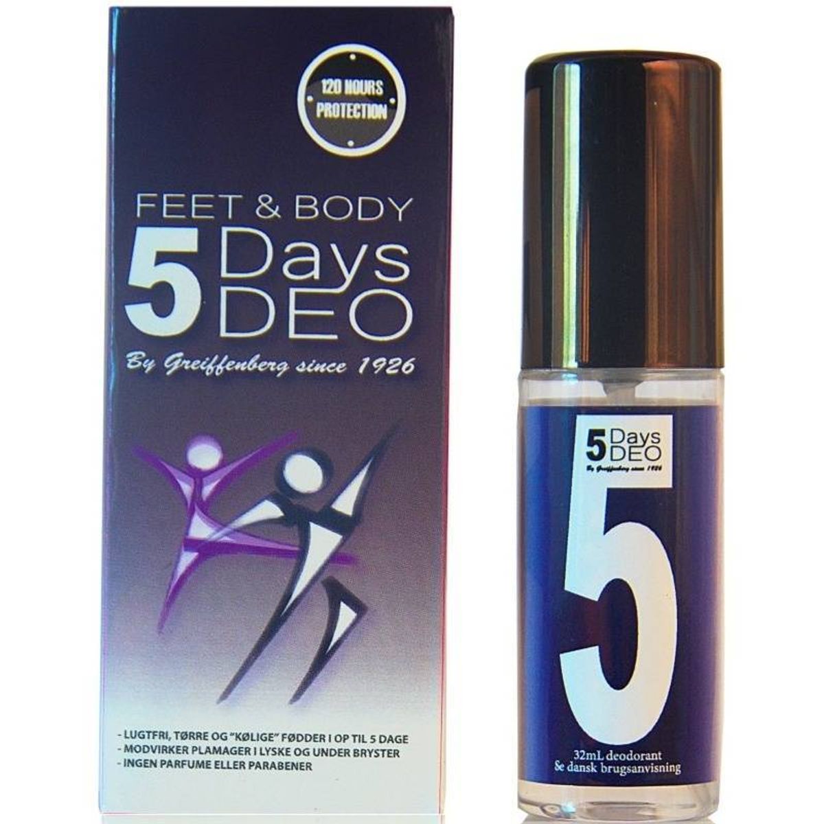 5 Days Deo Feet & Body Spray 32 ml