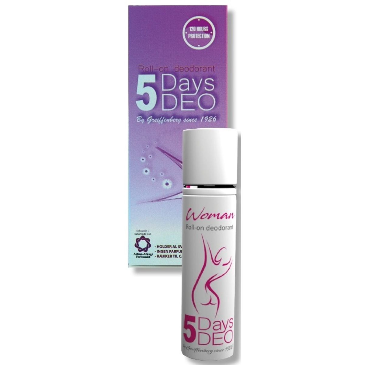 5 Days Deo Roll-On Deodorant 30 ml - Women