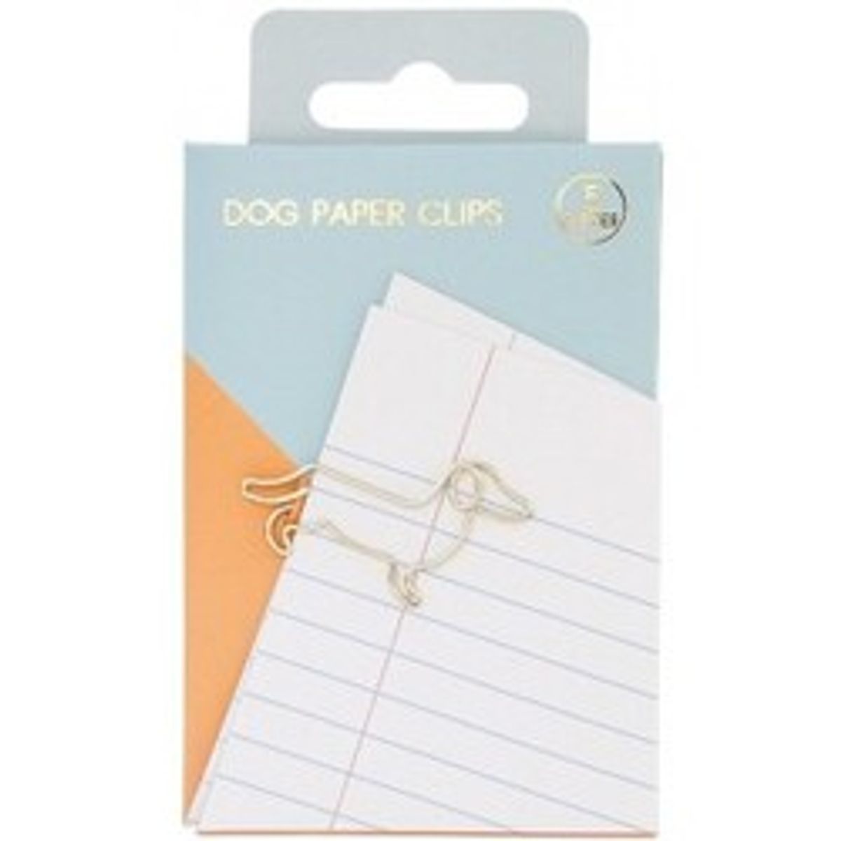 5 Dogs Paper Clips