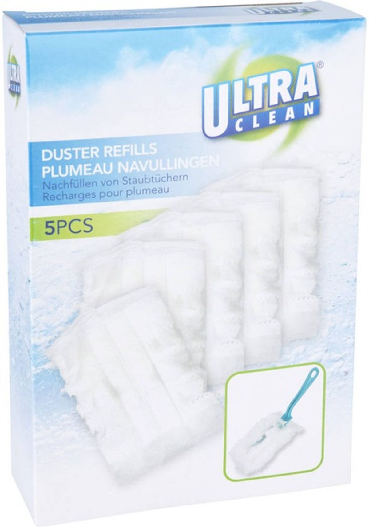 5 Refills til Ultra Clean Støvkost