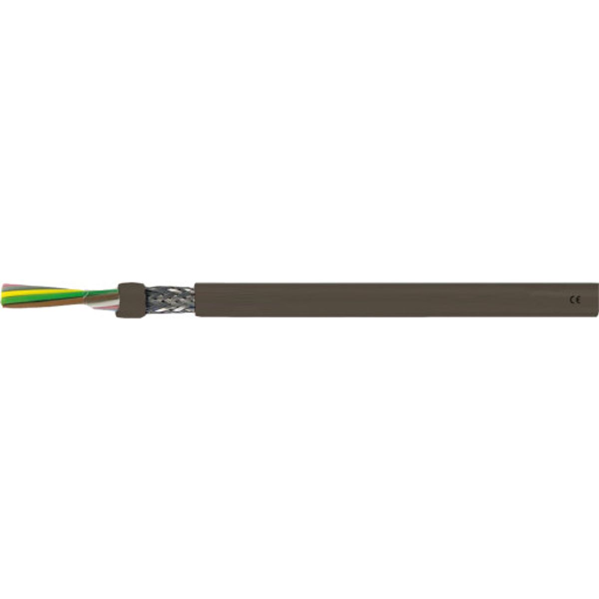 500 meter CTS Kabel LIHCH 2x0,75 brun, UV bestandig, skærmet T500