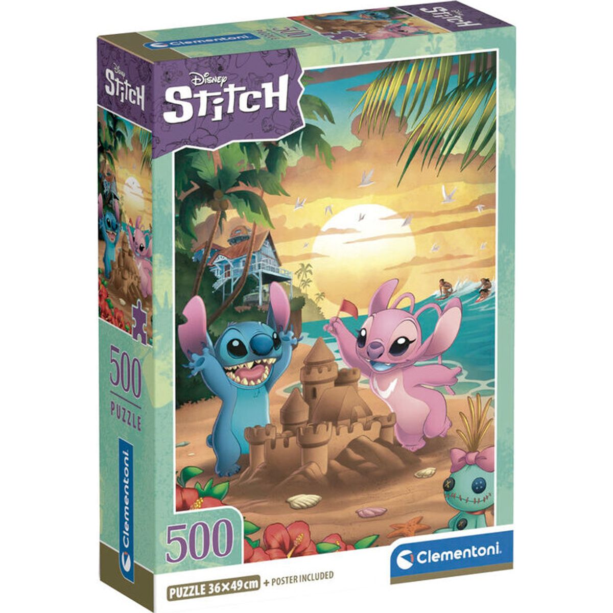 500 Puslespil Hqc Disney Stitch Brikker