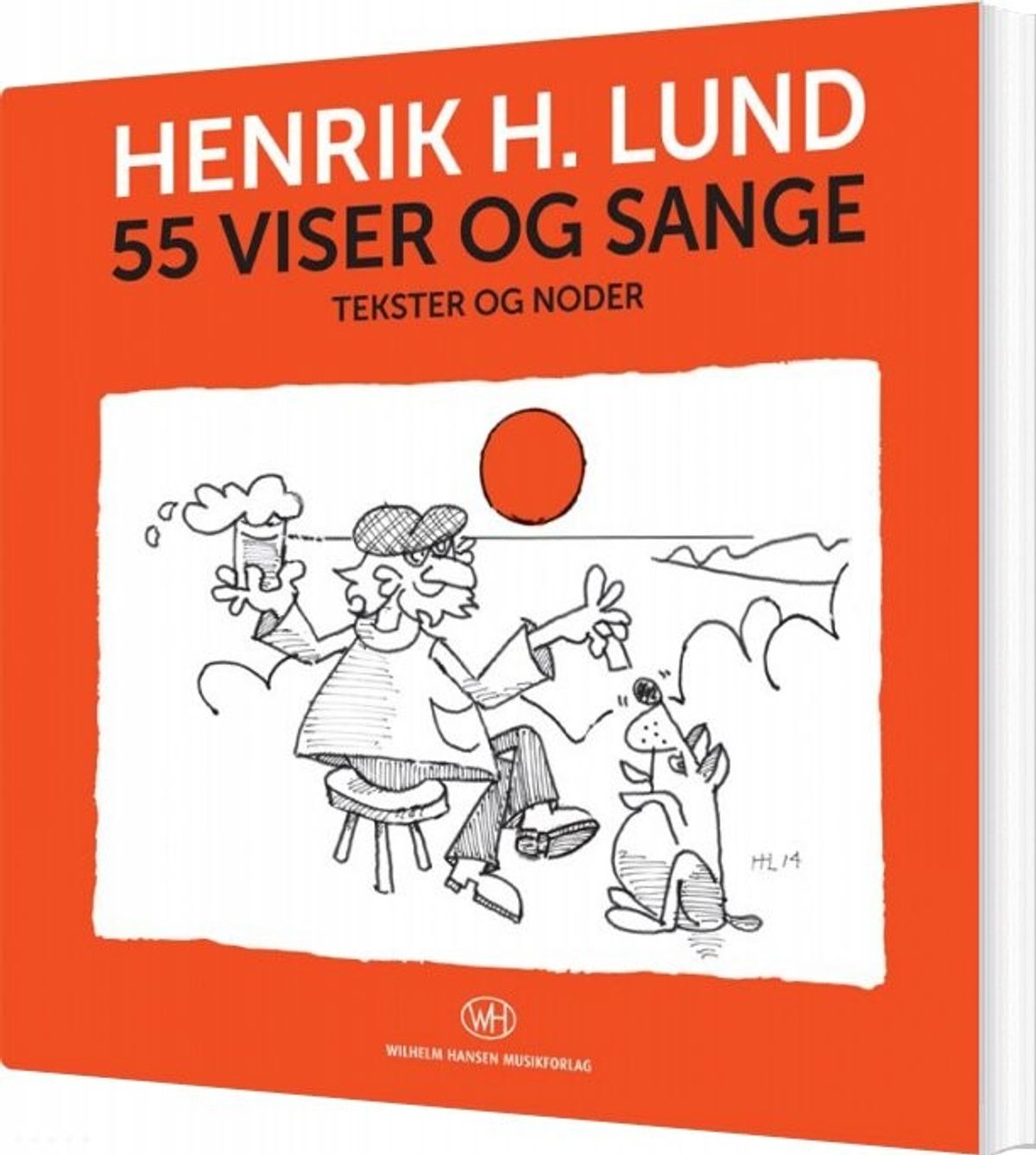 55 Viser Og Sange - Henrik H. Lund - Bog