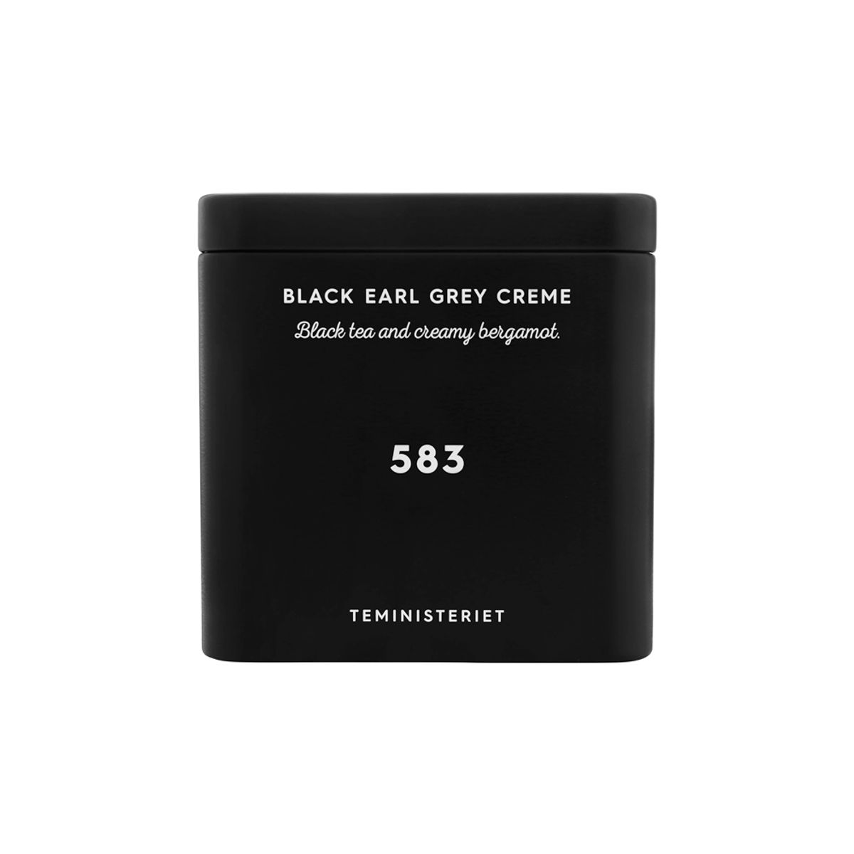 583 Black Earl Grey Creme, Teministeriet - 100g - dåse