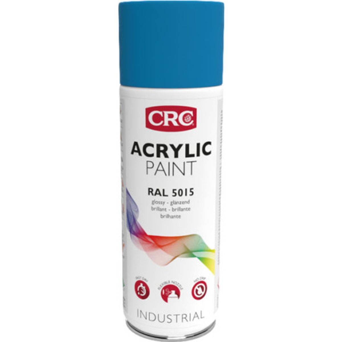 6 stk AKRYL SPRAYMALING, SKY BLUE RAL 5015, AEROSOL 400 ML