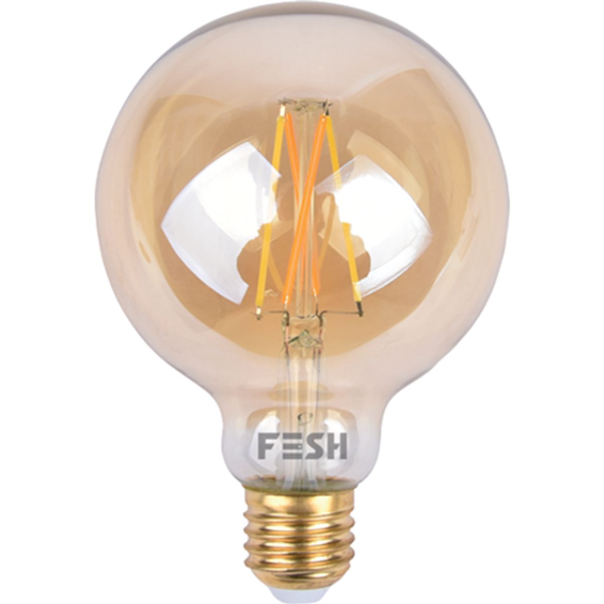 6 stk Fesh Smart globepære E27, Ø12,5 cm, 2200-5500K, justerbar hvid