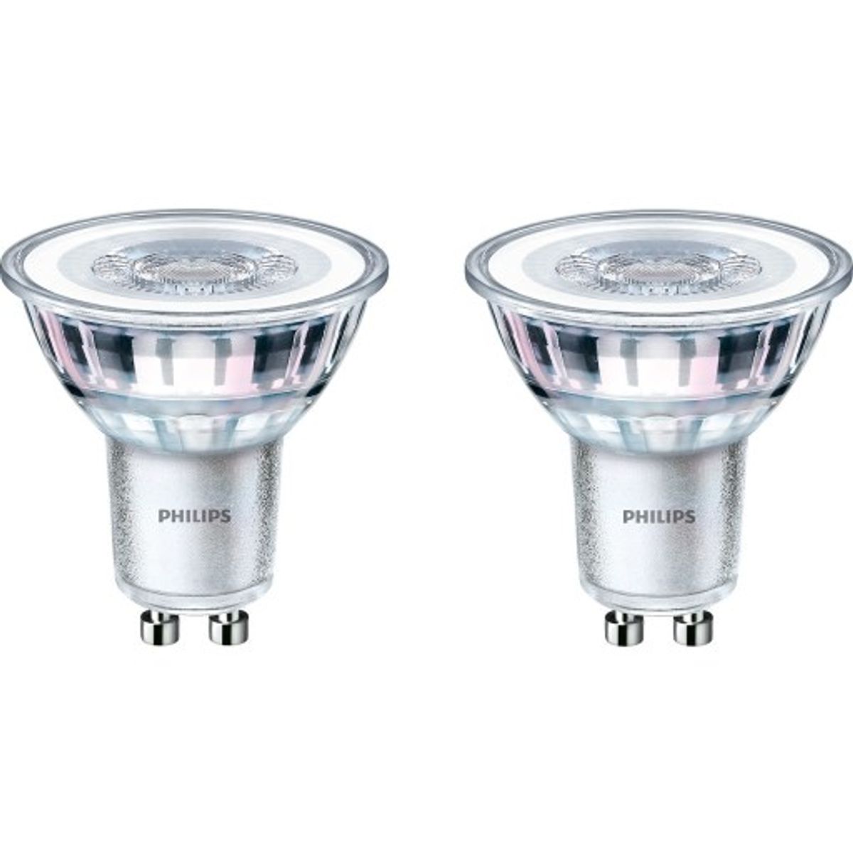 6 stk Philips Classic GU10 spotpære, 2-pak, 3,5W