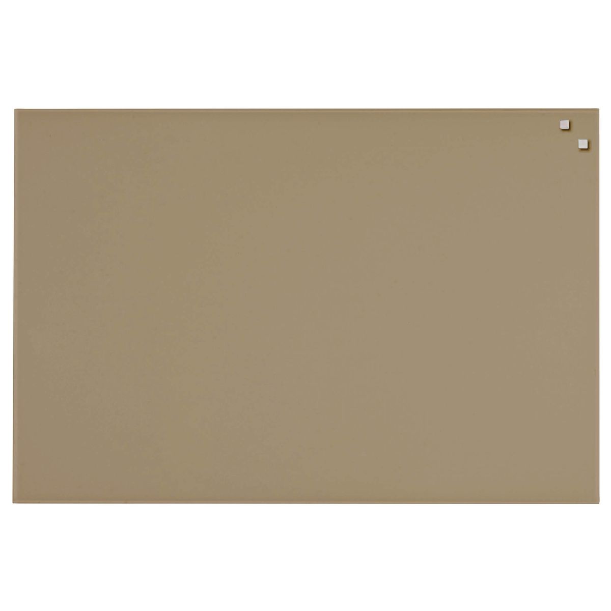 60 x 80 cm. Beige Magnetisk glastavle