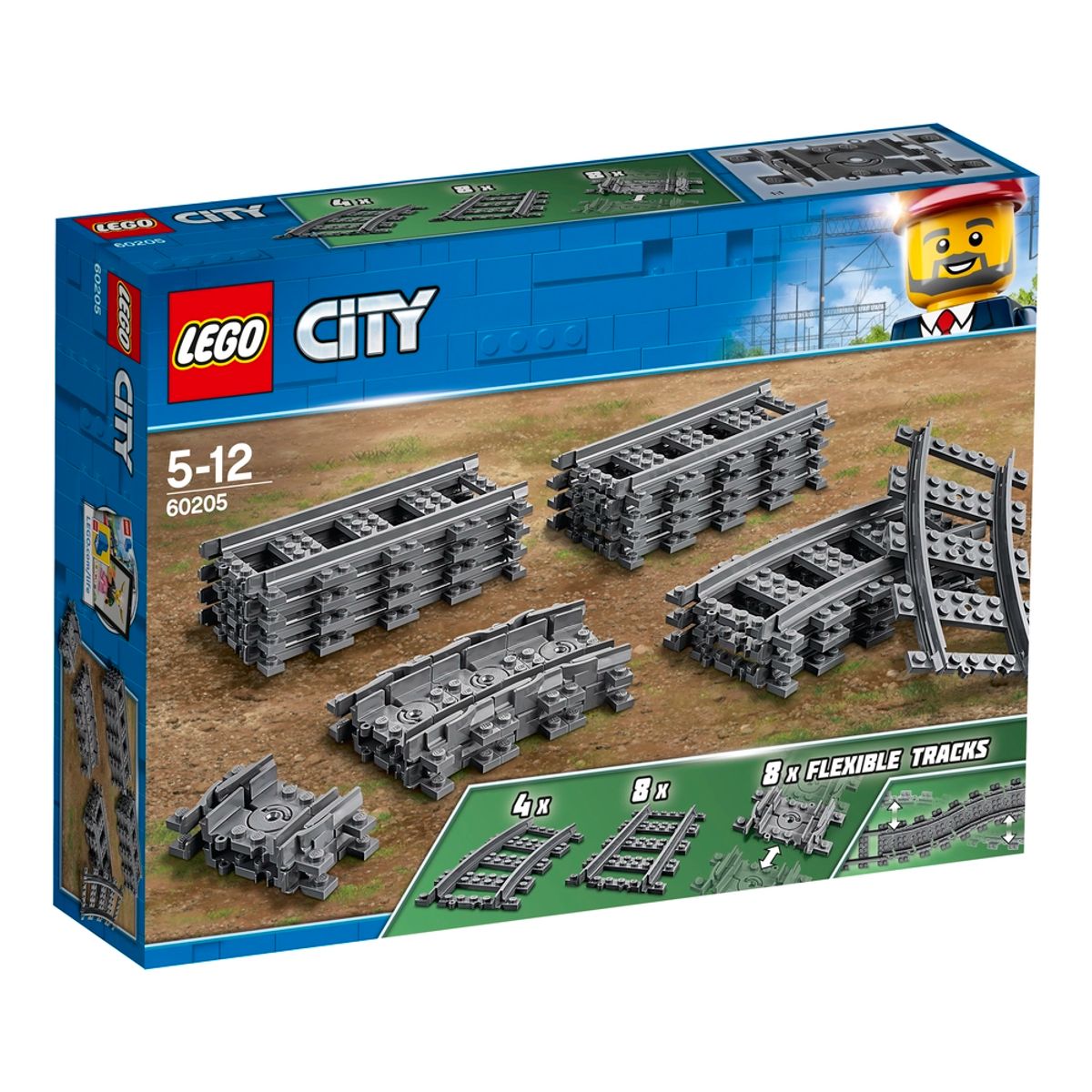 60205 LEGO CITY SPOR OG KURVER