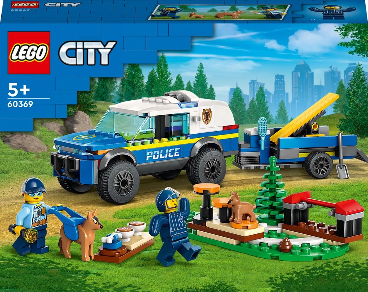 60369 LEGO City Police Mobil politihundetræning