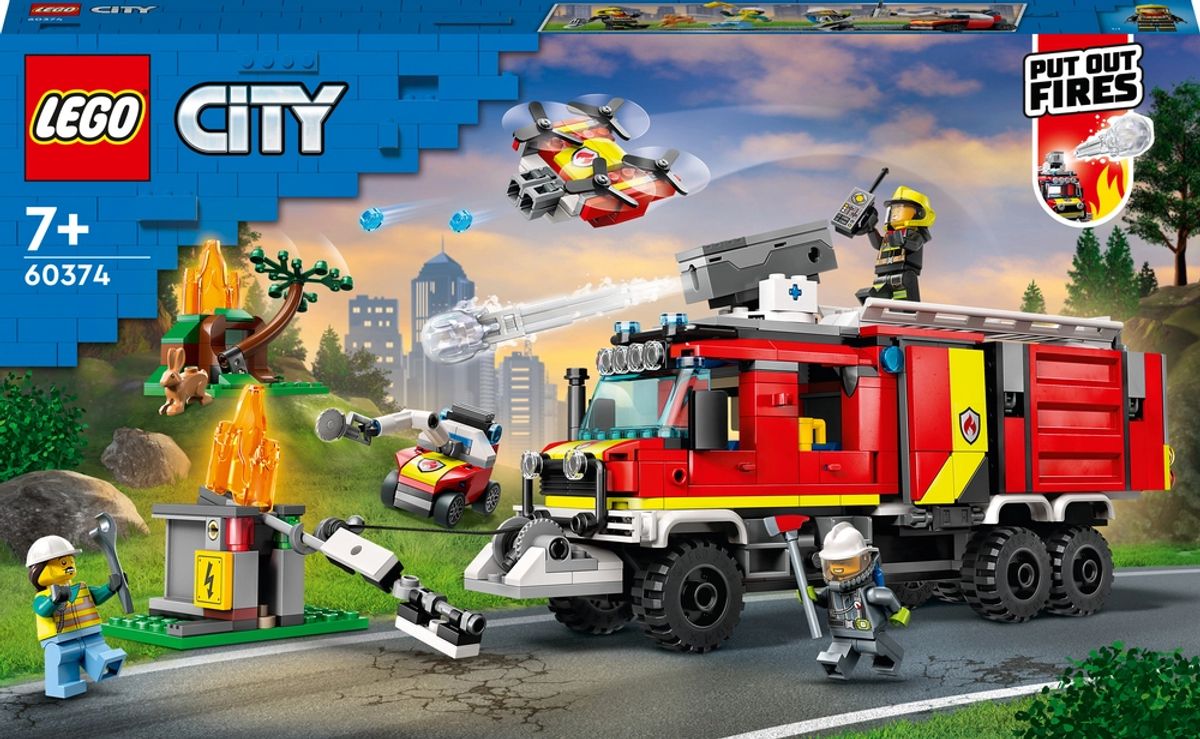 60374 LEGO City Fire Brandvæsnets kommandovogn