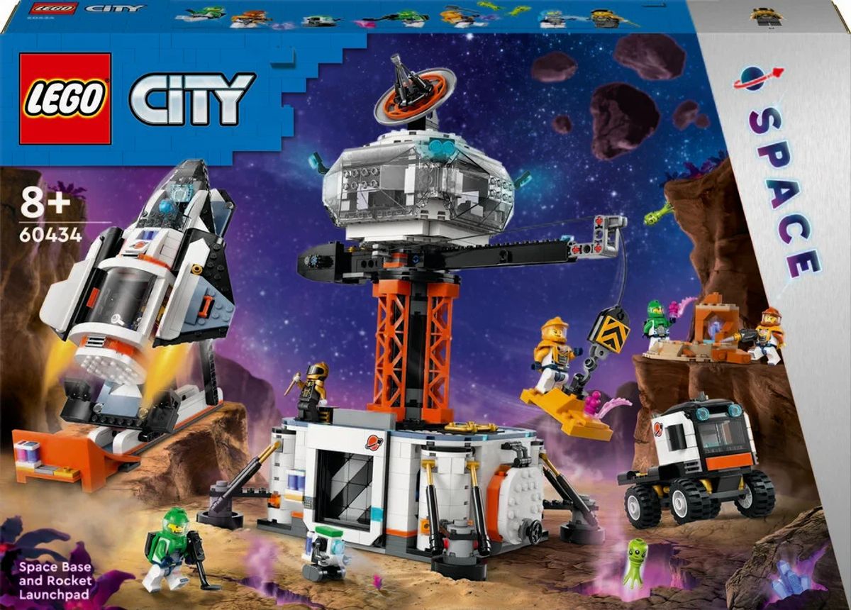 60434 LEGO City Space Rumbase og raketaffyringsrampe