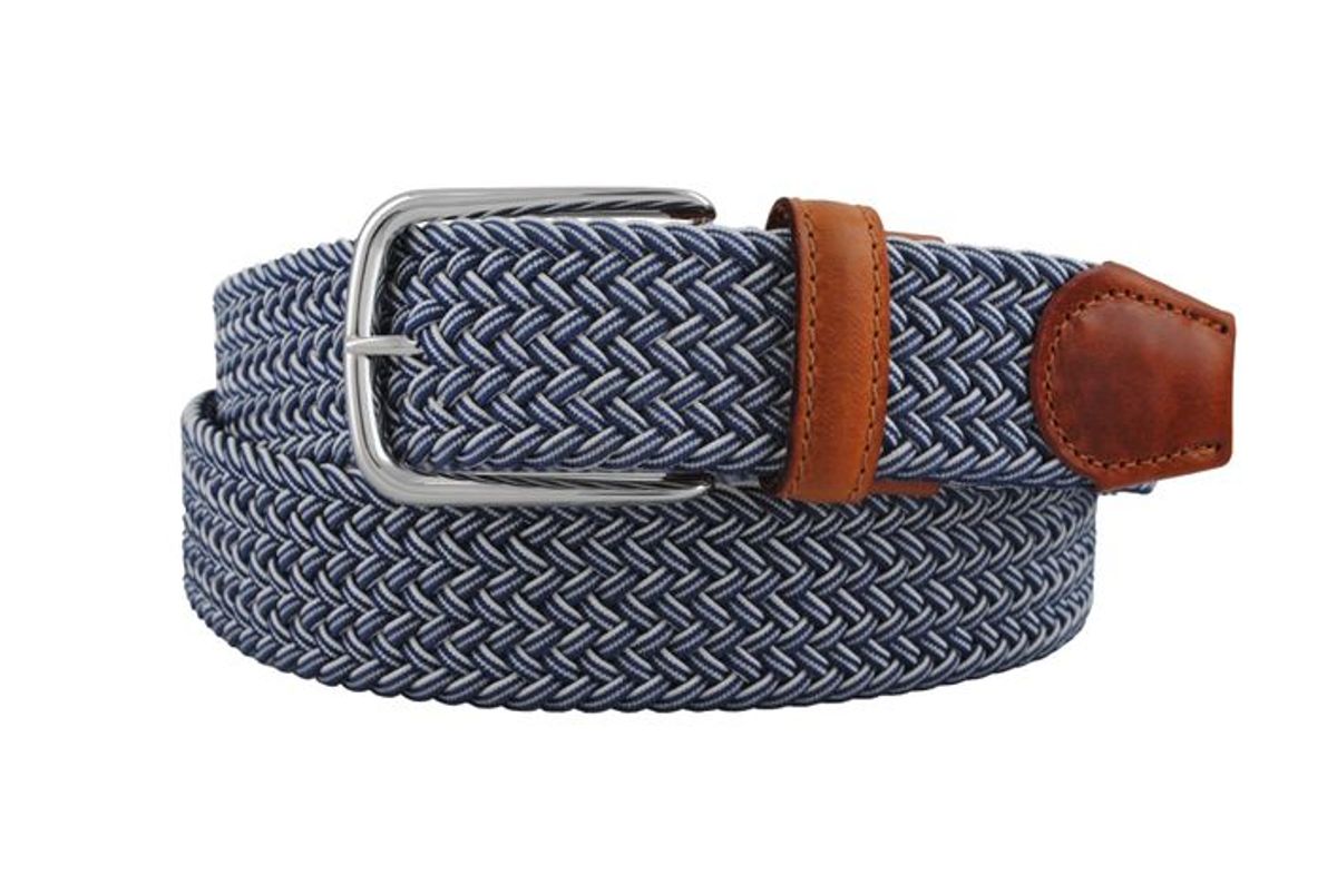 6807/35 Belt, Blue/White ribbon