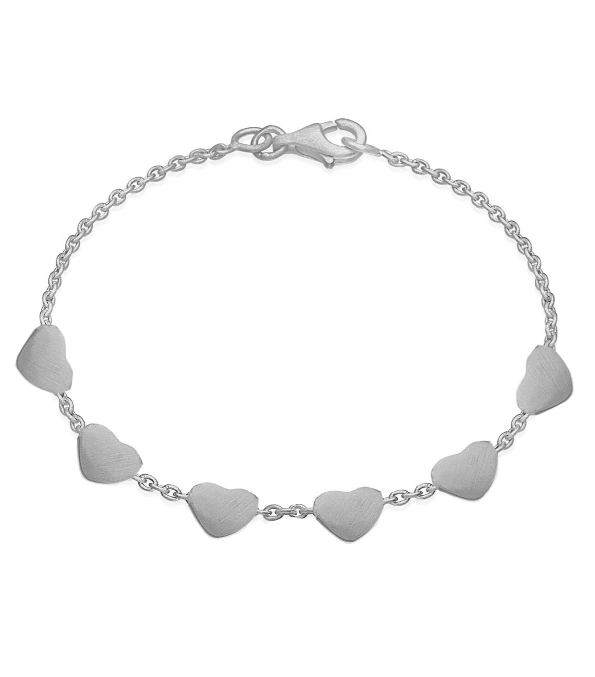 6love Heart Sterling Sølv Armbånd fra Frk Lisberg