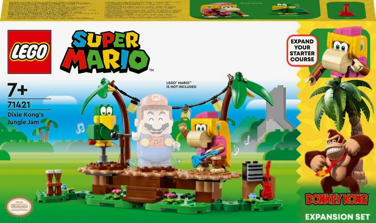 71421 LEGO Super Mario Dixie kongs Jungle Jam udvidelsessæt