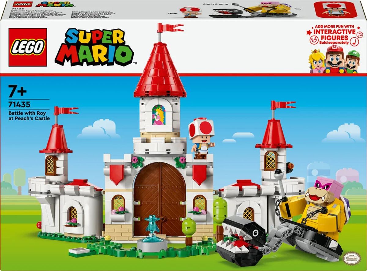 71435 LEGO Super Mario Kamp mod Roy ved Peach's Castle