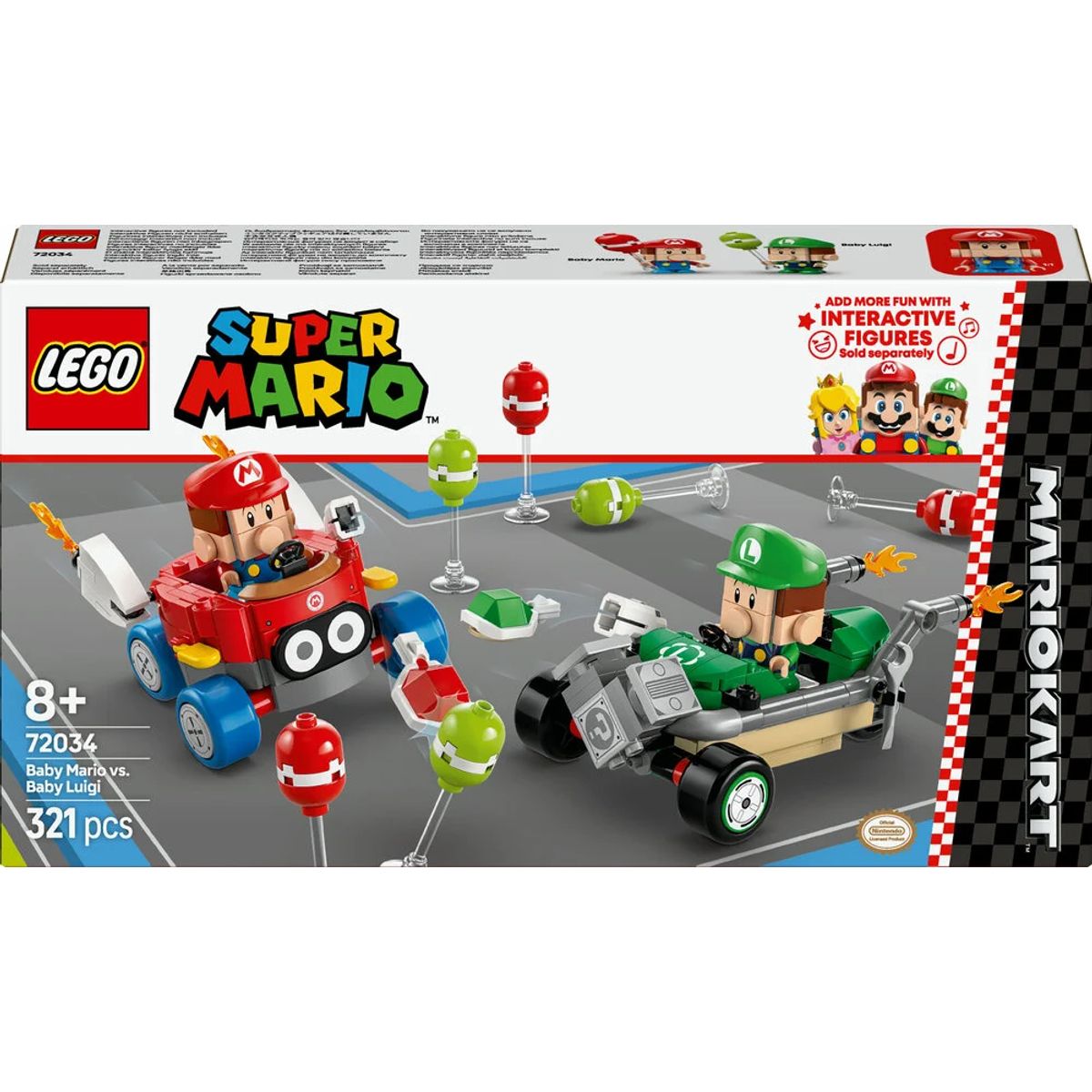 72034 Super Mario Mario Kartâ¢ - Baby Mario mod Baby Luigi