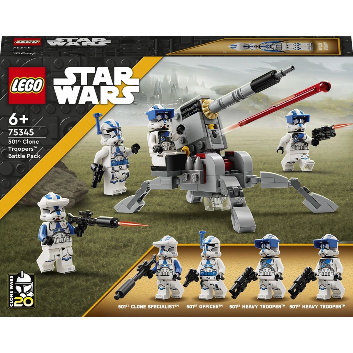 75345 LEGO Star Wars Battle Pack med klonsoldater fra 501. legion