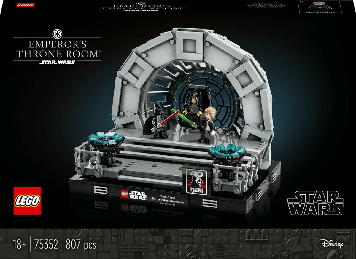 75352 LEGO STAR WARS Diorama med Kejserens tronsal