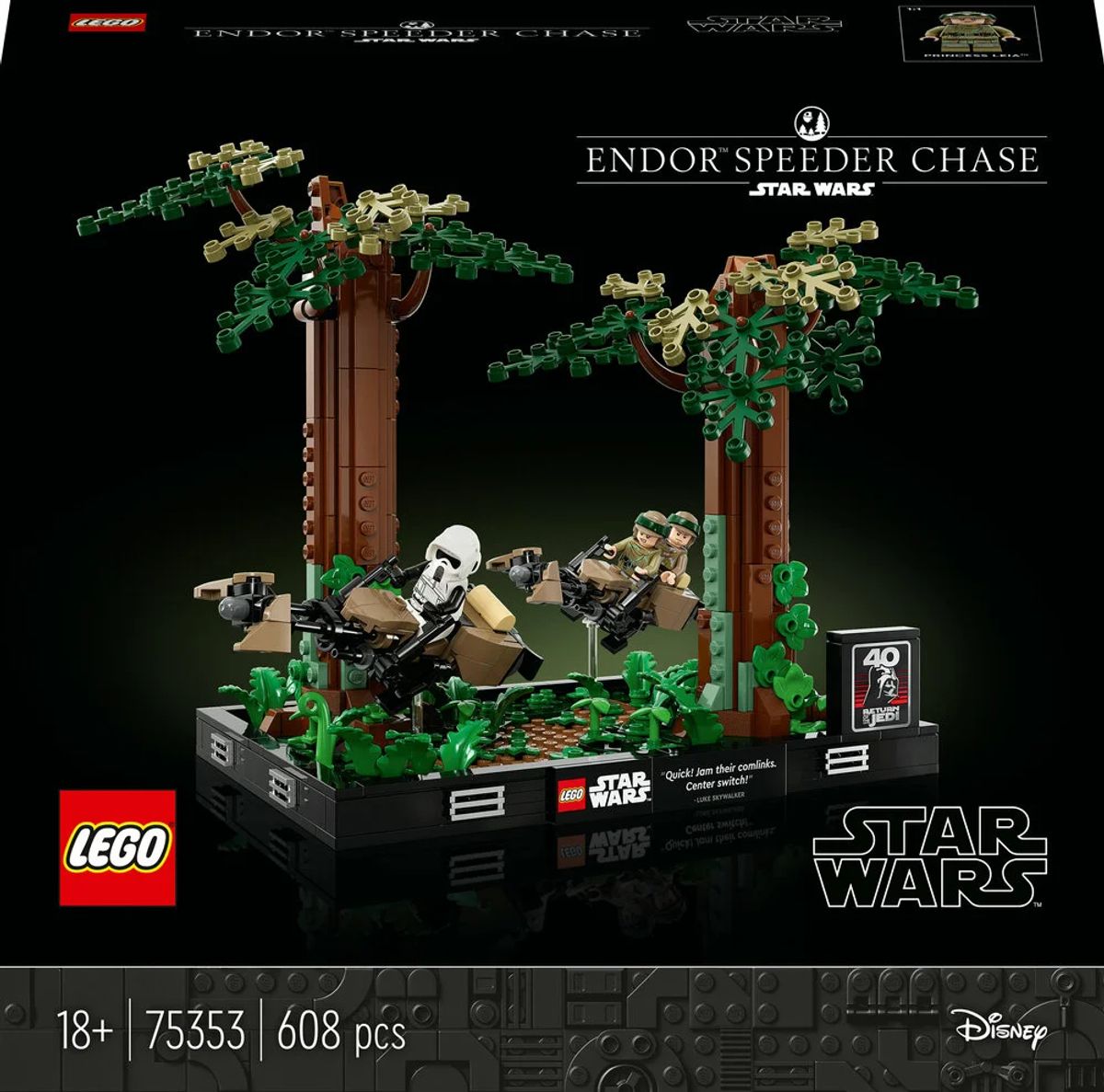 75353 LEGO STAR WARS Diorama med speederjagt på Endorâ¢