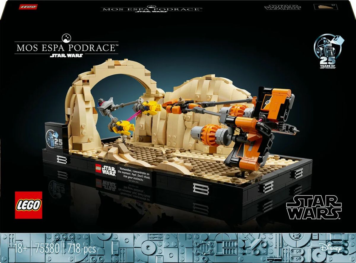 75380 LEGO Star Wars Diorama med Mos Espa-podraceâ¢