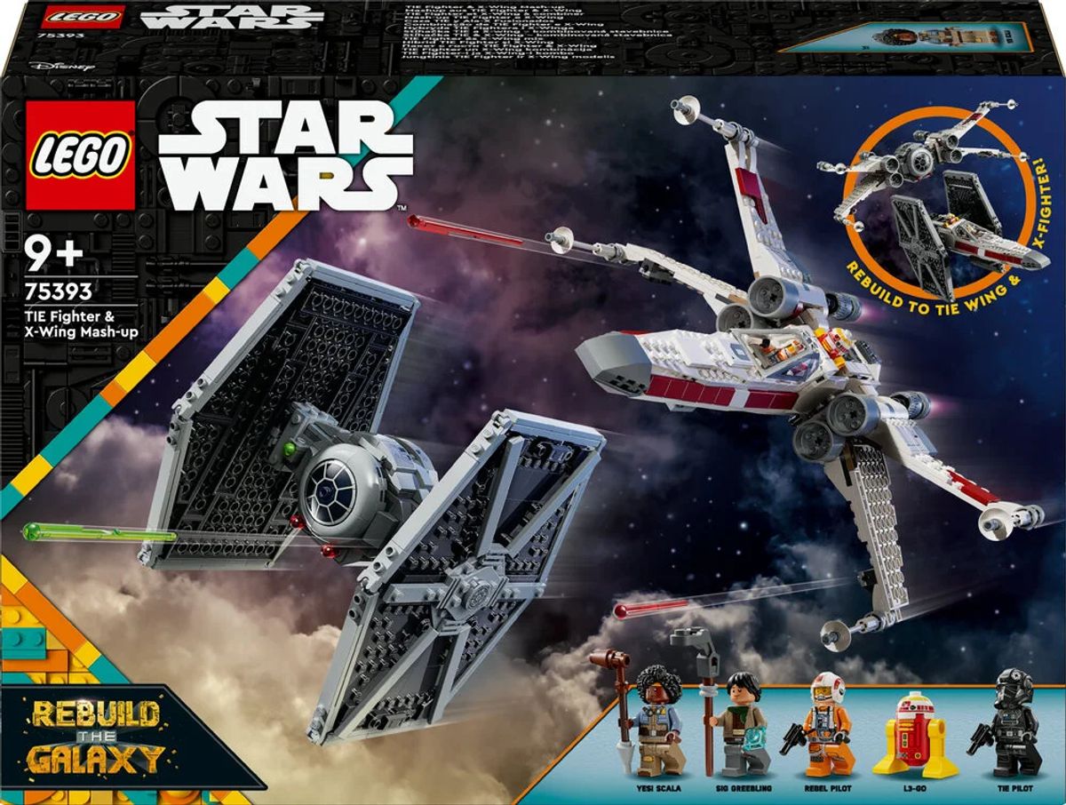 75393 LEGO Star Wars Kombimodel: TIE-jager og X-wing