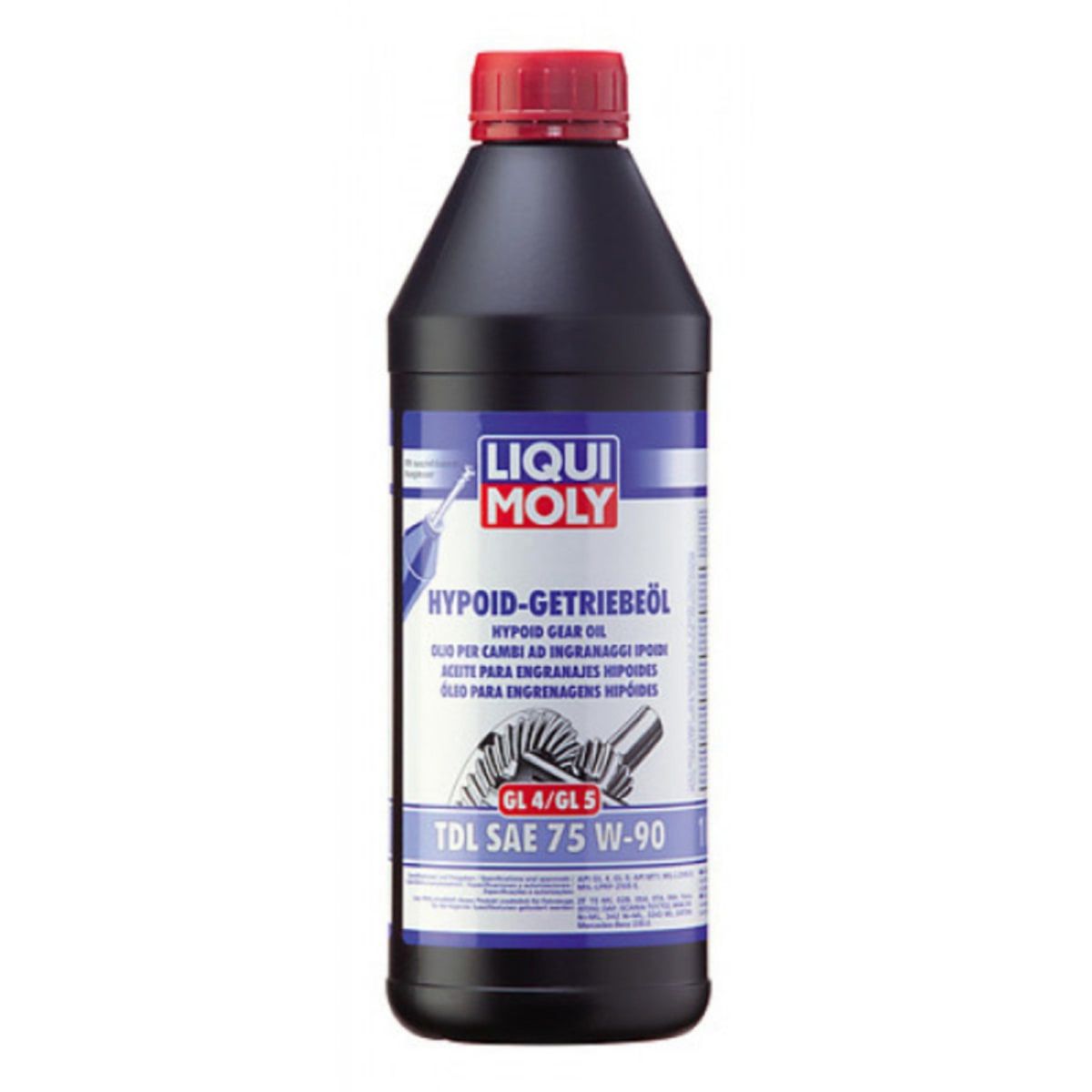 75W90 Gearolie TDL Hypoid semisyntetisk i 1 liters flaske fra Liqui Moly